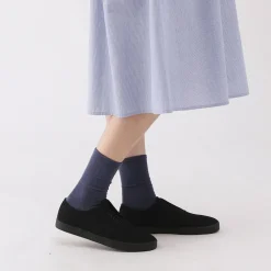 Chaussettes^Muji Chaussettes à angle droit stretch à revers confort 36‐39