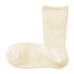 Chaussettes^Muji Chaussettes à angle droit stretch à revers confort 36‐39