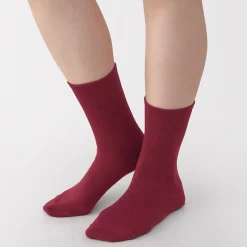 Chaussettes^Muji Chaussettes à angle droit stretch à revers confort 36‐39
