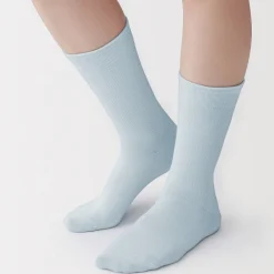 Chaussettes^Muji Chaussettes à angle droit stretch à revers confort 36‐39