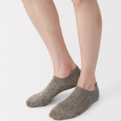 Chaussettes^Muji Chaussettes basses à angle droit pour homme