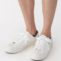 Chaussettes^Muji Chaussettes basses à angle droit pour homme ‐ Rayé