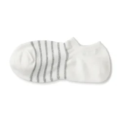 Chaussettes^Muji Chaussettes basses à angle droit pour homme ‐ Rayé