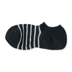 Chaussettes^Muji Chaussettes basses à angle droit pour homme ‐ Rayé