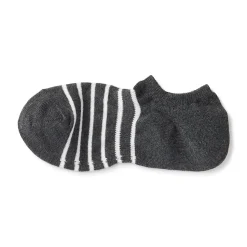 Chaussettes^Muji Chaussettes basses à angle droit pour homme ‐ Rayé