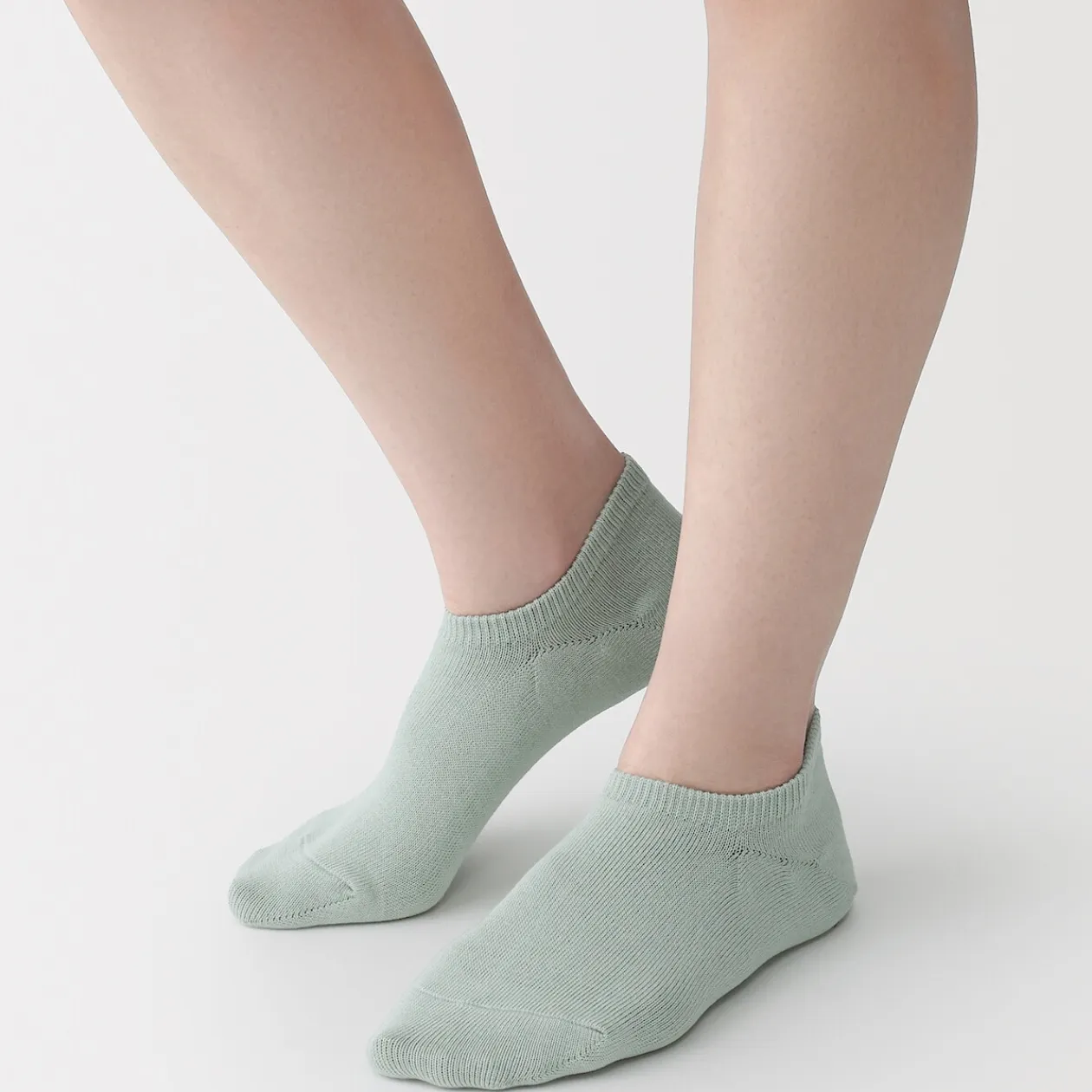 Chaussettes^Muji Chaussettes basses à angle droit femme
