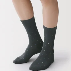 Chaussettes^Muji Chaussettes chic à pois pour homme