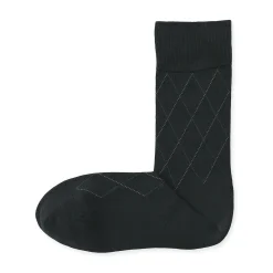Chaussettes^Muji Chaussettes chic Argyle en coton mélangé pour homme