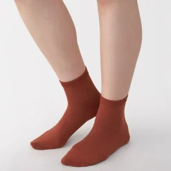 Chaussettes^Muji Chaussettes courtes 3 couches à angle droit femme