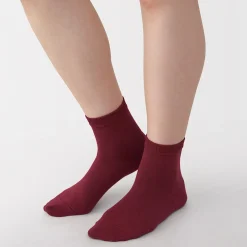Chaussettes^Muji Chaussettes courtes 3 couches à angle droit femme