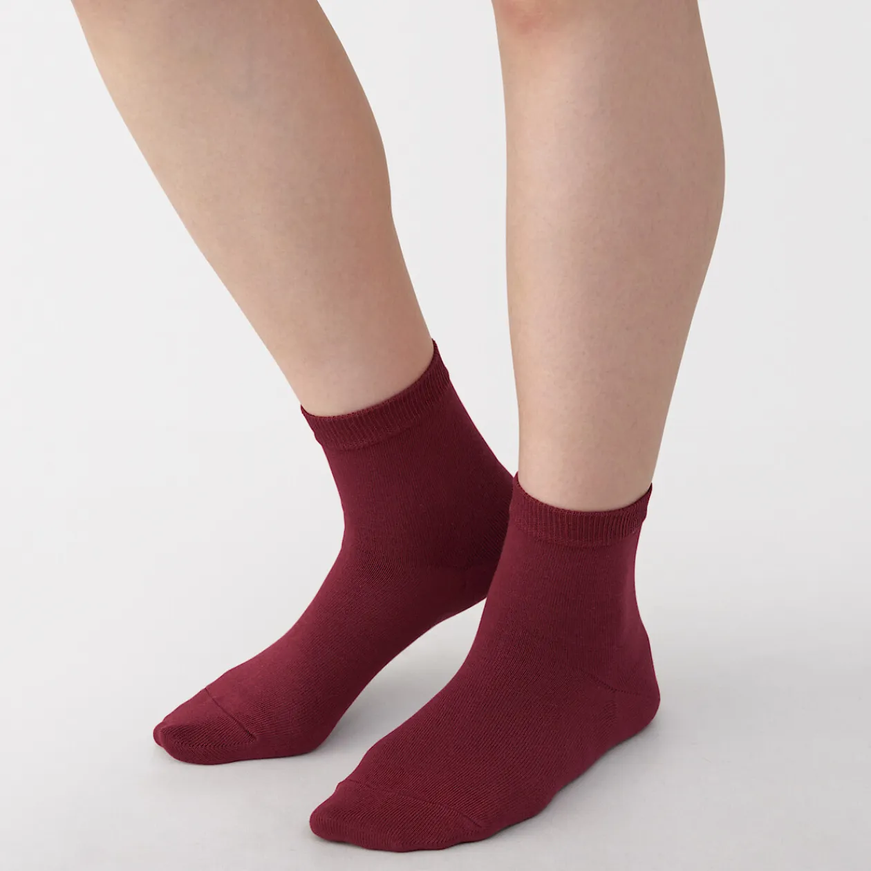 Chaussettes^Muji Chaussettes courtes 3 couches à angle droit femme