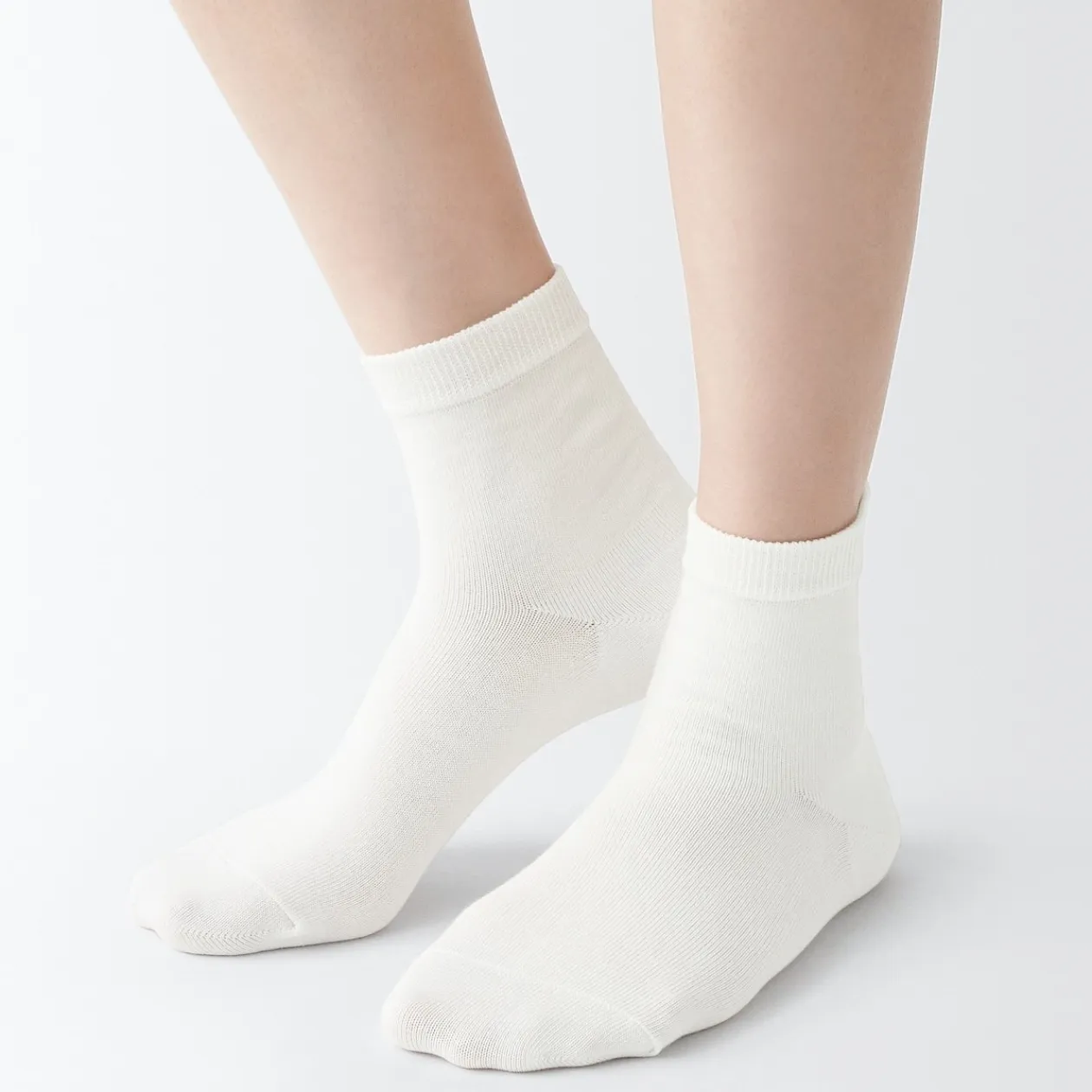 Chaussettes^Muji Chaussettes courtes 3 couches à angle droit femme