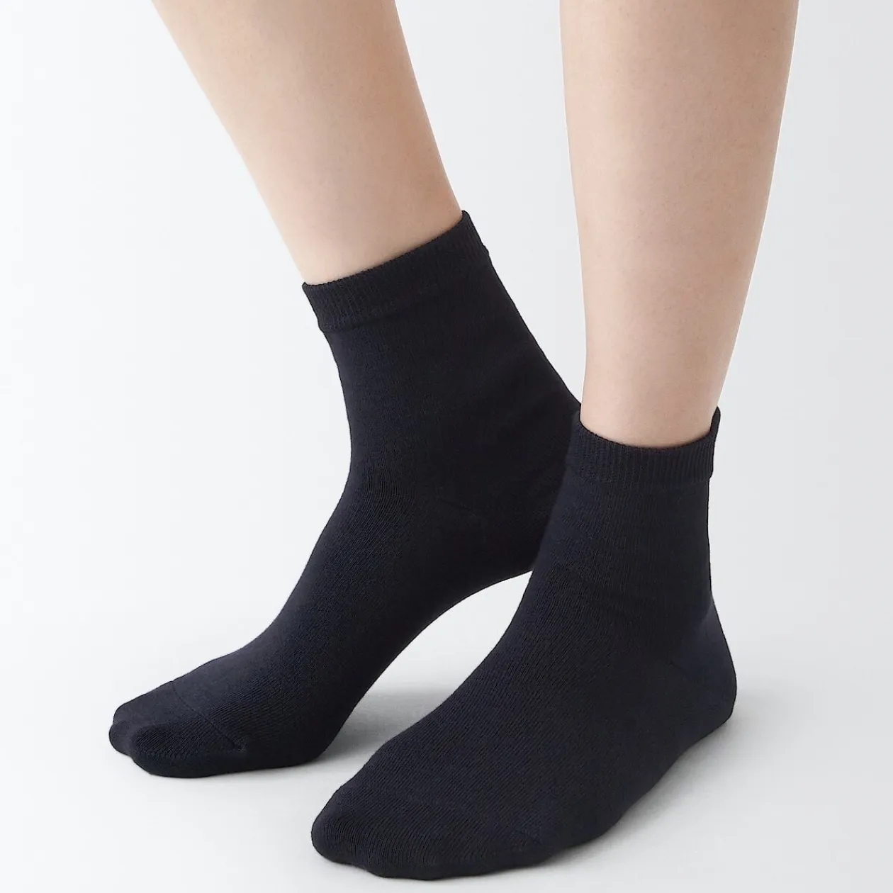 Chaussettes^Muji Chaussettes courtes 3 couches à angle droit femme
