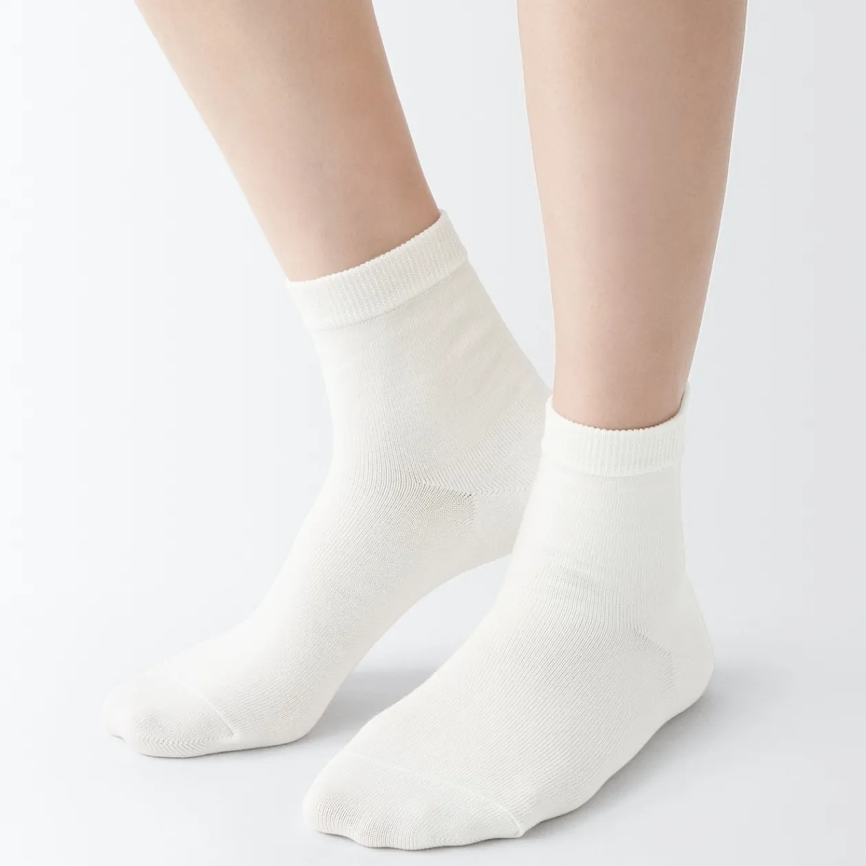Chaussettes^Muji Chaussettes courtes 3 couches à angle droit femme