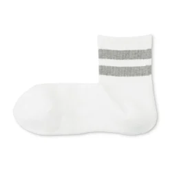 Chaussettes^Muji Chaussettes courtes doublées en peluche à angle droit pour homme