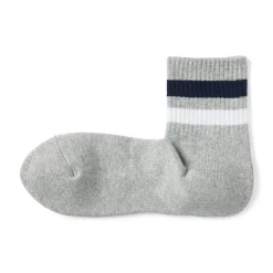Chaussettes^Muji Chaussettes courtes doublées en peluche à angle droit pour homme