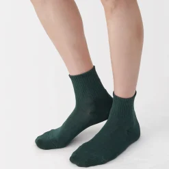 Chaussettes^Muji Chaussettes courtes en peluche à angle droit pour homme