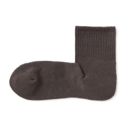 Chaussettes^Muji Chaussettes courtes en peluche à angle droit pour homme