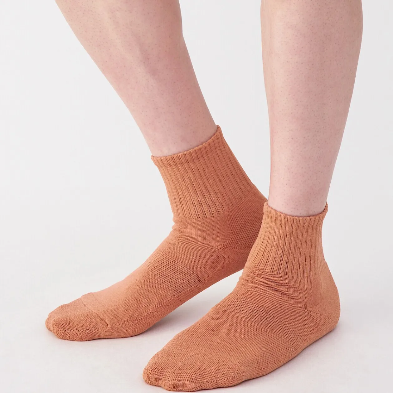 Chaussettes^Muji Chaussettes courtes en peluche à angle droit pour homme