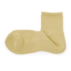 Chaussettes^Muji Chaussettes courtes en peluche à angle droit pour homme
