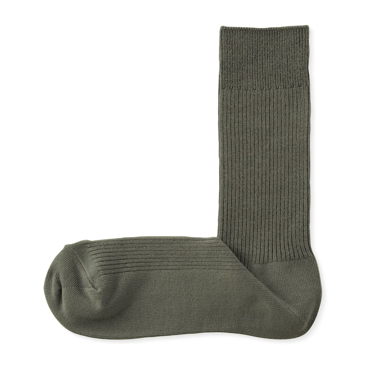 Chaussettes^Muji Chaussettes côtelées à angle droit pour homme