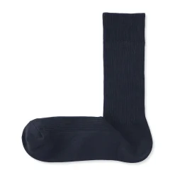 Chaussettes^Muji Chaussettes côtelées à angle droit pour homme