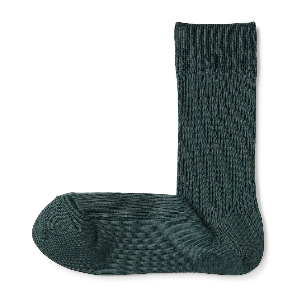 Chaussettes^Muji Chaussettes côtelées à angle droit pour homme