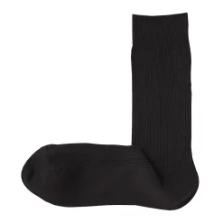 Chaussettes^Muji Chaussettes côtelées à angle droit pour homme