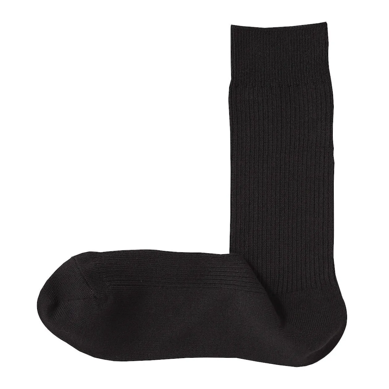 Chaussettes^Muji Chaussettes côtelées à angle droit pour homme