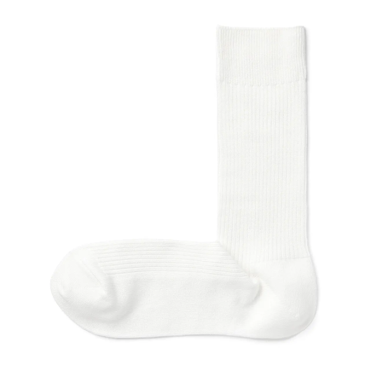 Chaussettes^Muji Chaussettes côtelées à angle droit pour homme