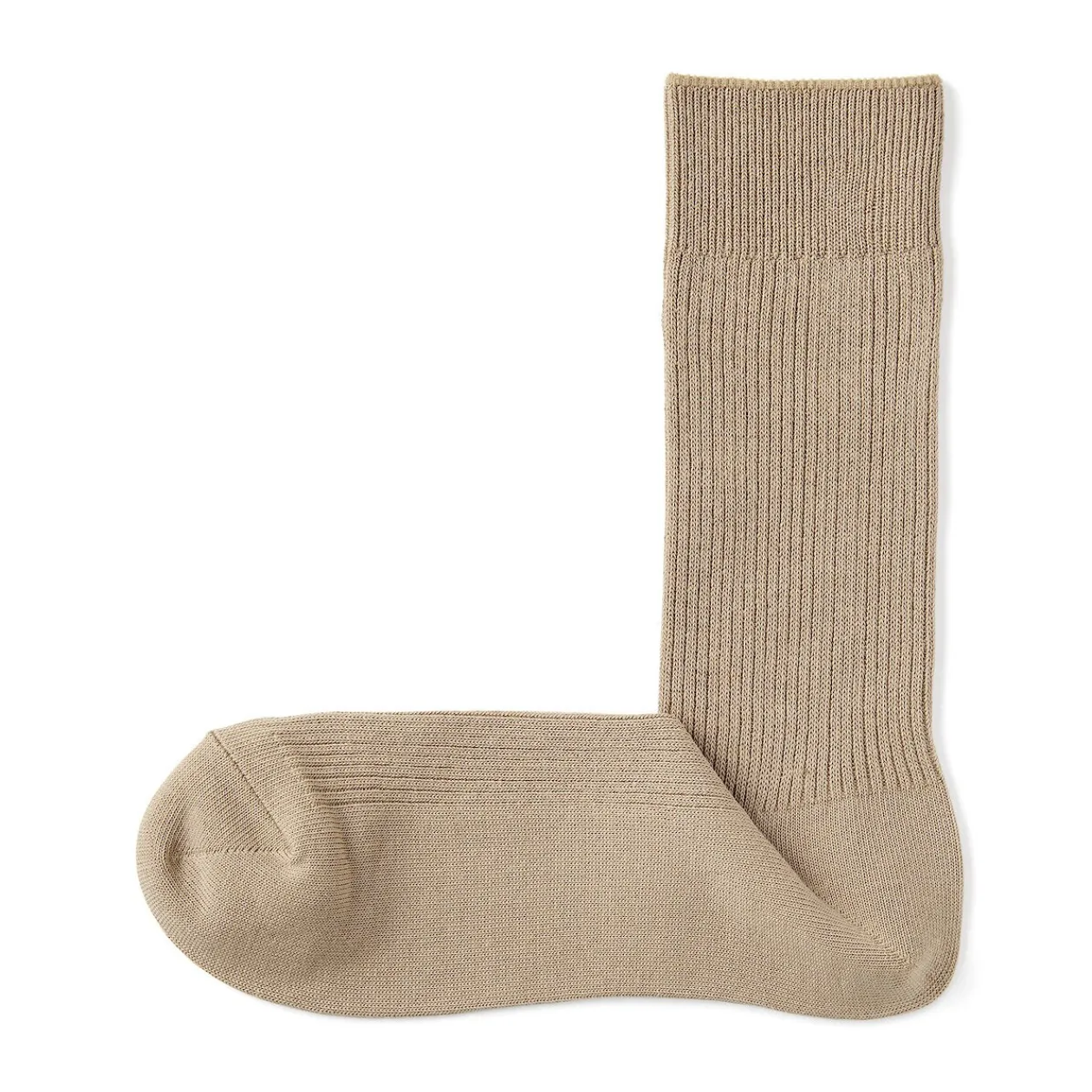 Chaussettes^Muji Chaussettes côtelées à angle droit pour homme