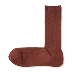 Chaussettes^Muji Chaussettes côtelées à angle droit pour homme