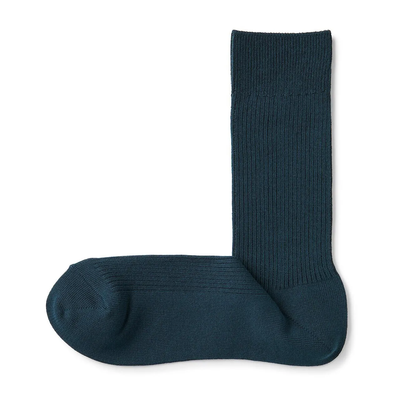 Chaussettes^Muji Chaussettes côtelées à angle droit pour homme