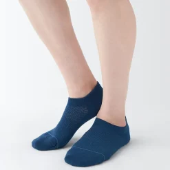 Chaussettes^Muji Chaussettes de sport en coton évacuant l``humidité pour femme