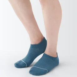 Chaussettes^Muji Chaussettes de sport en coton évacuant l``humidité pour femme