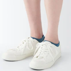 Chaussettes^Muji Chaussettes de sport en coton évacuant l``humidité pour femme