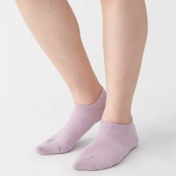 Chaussettes^Muji Chaussettes de sport en coton évacuant l``humidité pour femme