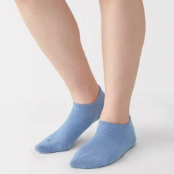 Chaussettes^Muji Chaussettes de sport en coton évacuant l``humidité pour femme