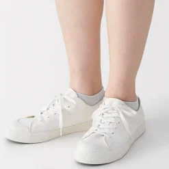 Chaussettes^Muji Chaussettes de sport en coton évacuant l``humidité pour femme