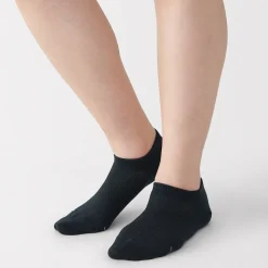 Chaussettes^Muji Chaussettes de sport en coton évacuant l``humidité pour femme