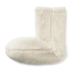 Chaussettes^Muji Chaussettes d'intérieur en polyester recyclé et molleton Boa pour femme
