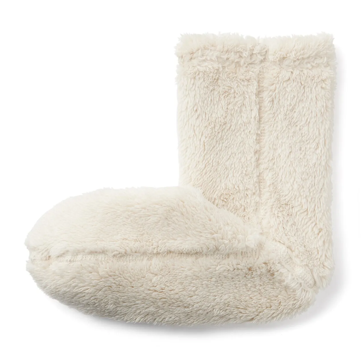 Chaussettes^Muji Chaussettes d'intérieur en polyester recyclé et molleton Boa pour femme