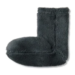 Chaussettes^Muji Chaussettes d'intérieur en polyester recyclé et molleton Boa pour homme