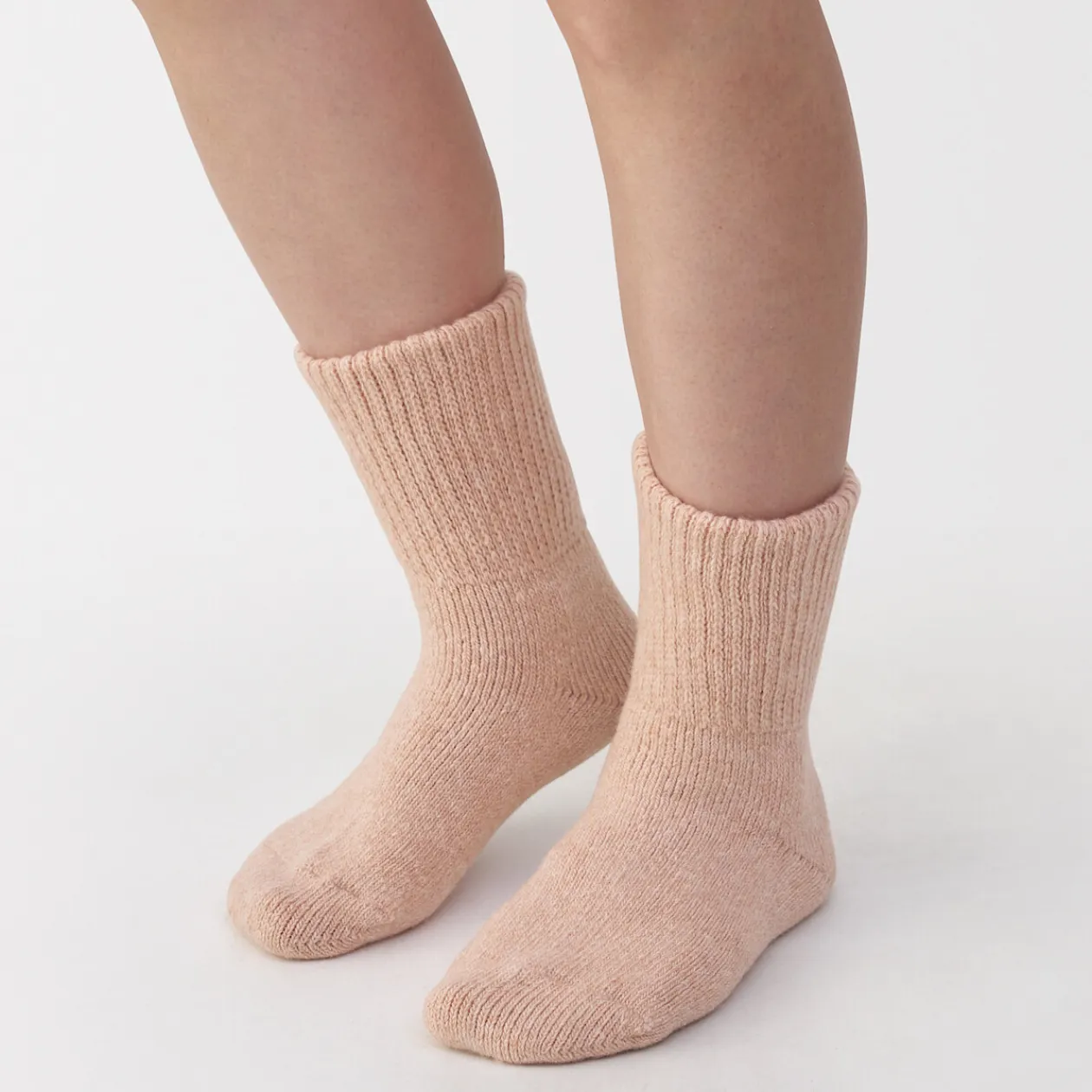 Chaussettes^Muji Chaussettes d'intérieur en laine mélangée pour femme