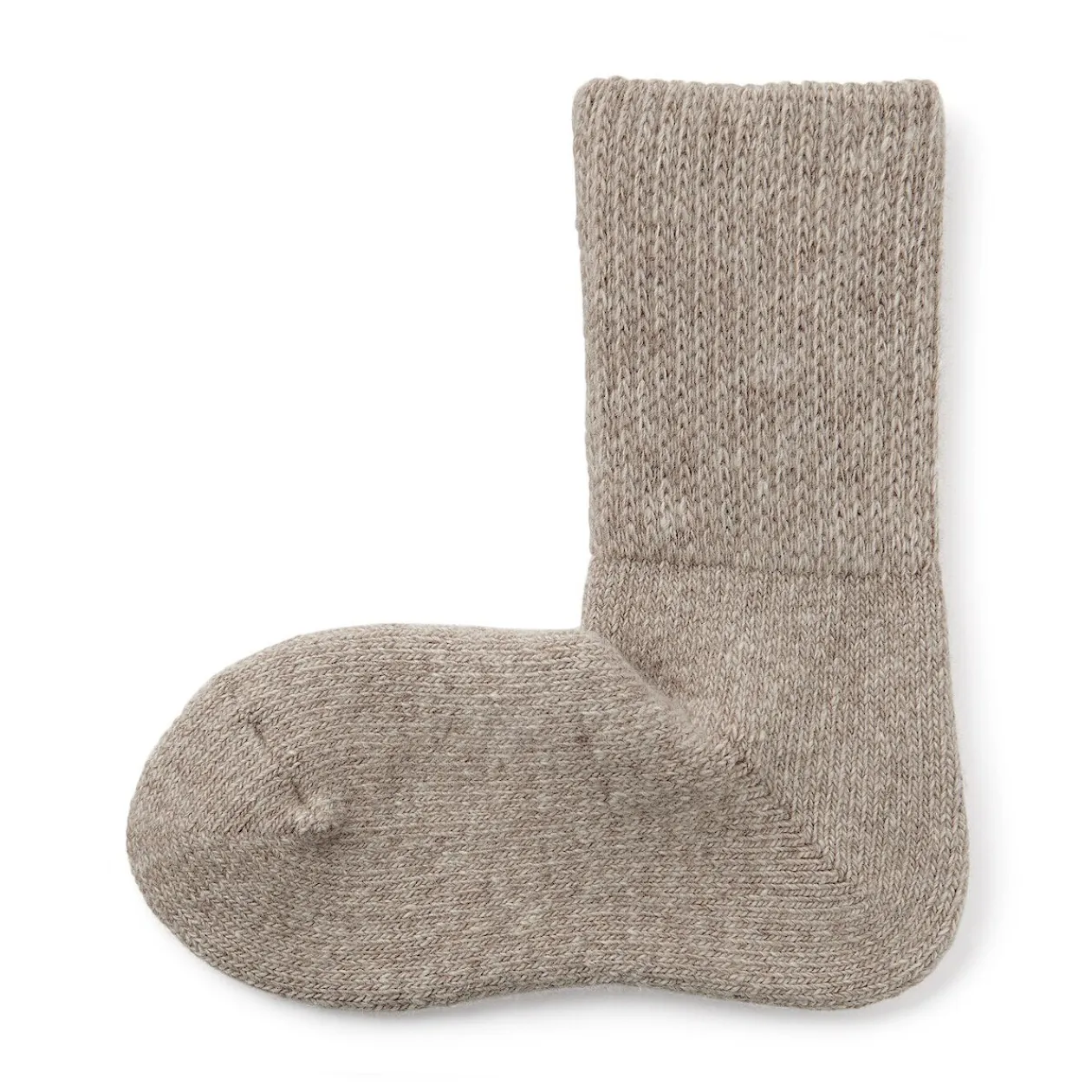 Chaussettes^Muji Chaussettes d'intérieur en laine mélangée pour femme