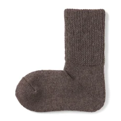 Chaussettes^Muji Chaussettes d'intérieur en laine mélangée pour femme