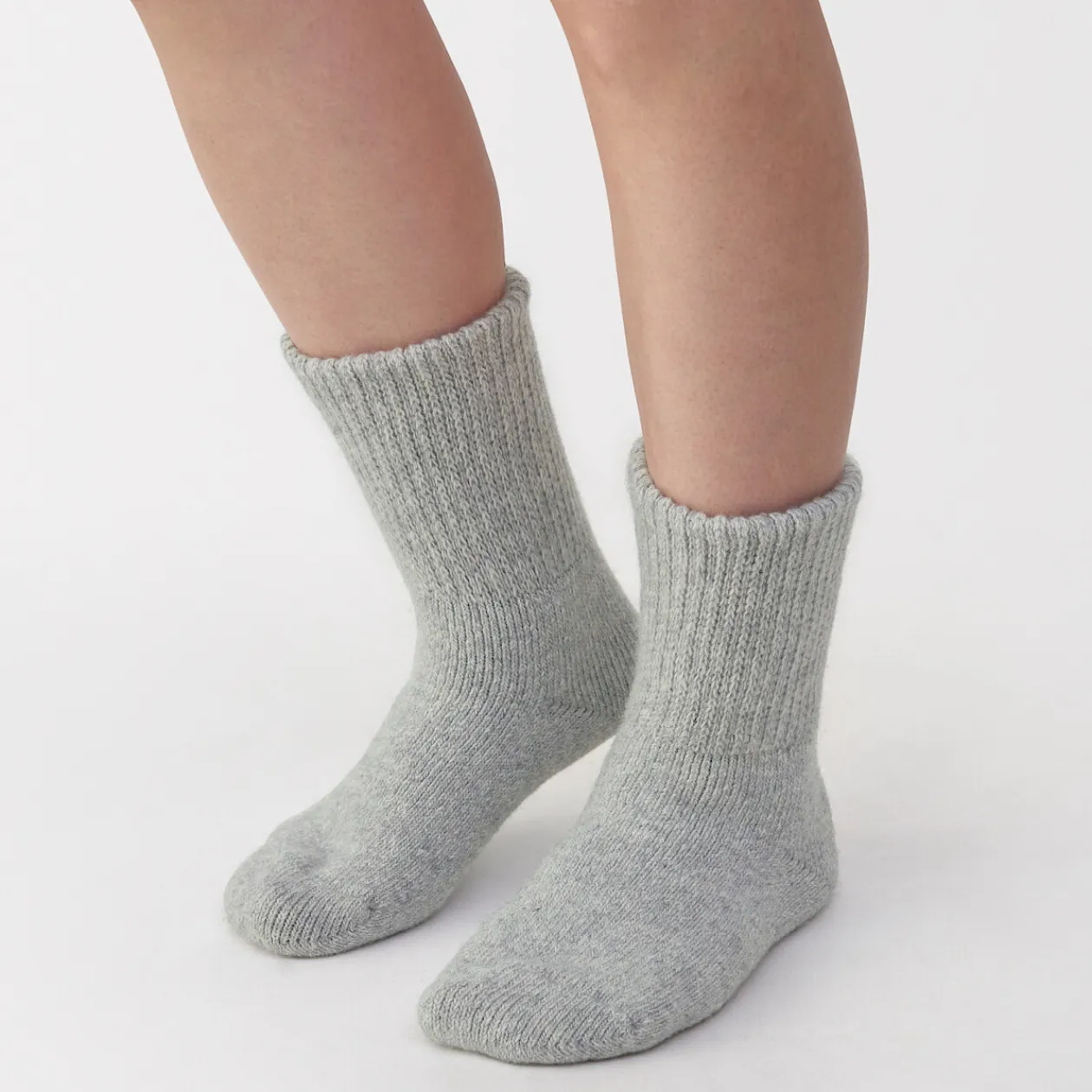 Chaussettes^Muji Chaussettes d'intérieur en laine mélangée pour femme