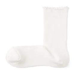Chaussettes^Muji Chaussettes en modal mélangé à angle droit avec bord confortable pour femme