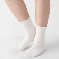 Chaussettes^Muji Chaussettes en modal mélangé à angle droit avec bord confortable pour femme
