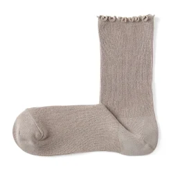 Chaussettes^Muji Chaussettes en modal mélangé à angle droit avec bord confortable pour femme